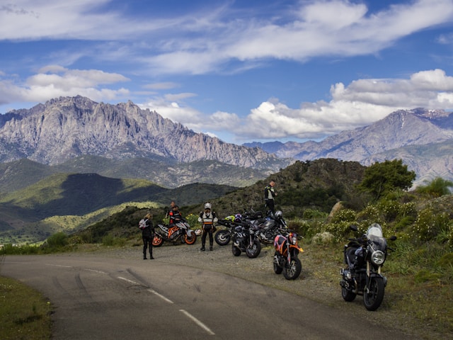 aventure à moto